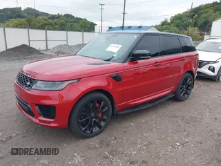 2021 Land Rover Range Rover Sport HST with VIN SALWS2RU5MA762867, listed as a IAAI auction lot 40490500 with 22,922 mi miles. Bid and sale history available at carsss.com. Image 17.