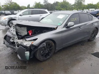 2015 Infiniti Q50 Premium with VIN JN1BV7APXFM358127, listed as a IAAI auction lot 42364173 with 97,512 mi miles and . Bid and sale history available at DreamBid. Image 17.