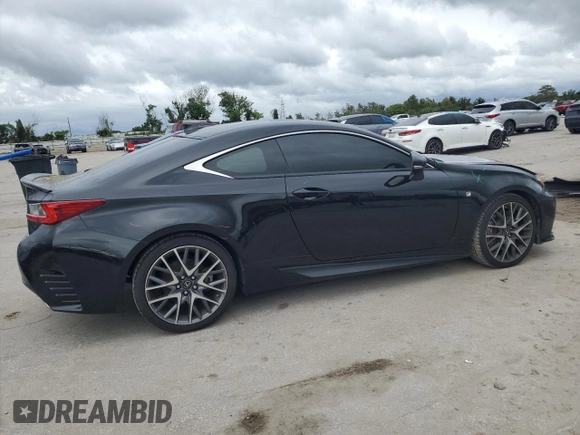 2018 Lexus RC 300 with VIN JTHHA5BC6J5008725, listed as a Copart auction lot 74553644 with 80,119 mi miles and Salvage title. Bid and sale history available at DreamBid. Image 3.