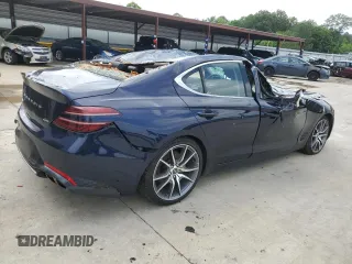 2023 Genesis G70 2.0T with VIN KMTG34TA4PU132474, listed as a Copart auction lot 54640224 with 12,228 mi miles and Non Repairable. Bid and sale history available at DreamBid. Image 3.