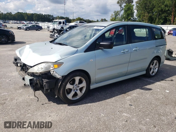 2006 Mazda 5 Sport with VIN JM1CR293360114644, listed as a Copart auction lot 73932924 with 189,312 mi miles and Salvage Title. Bid and sale history available at DreamBid. Image 1.