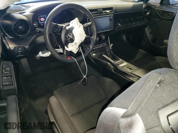 2023 Toyota 86 with VIN JF1ZNBB12P9751879, listed as a Copart auction lot 75920234 with 15,342 mi miles and Salvage Title. Bid and sale history available at DreamBid. Image 8.