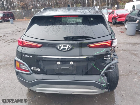 2021 Hyundai Kona Limited with VIN KM8K3CA54MU730192, listed as a IAAI auction lot 41102025 with 77,885 mi miles. Bid and sale history available at carsss.com. Image 16.