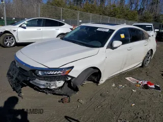 2019 Honda Accord EX-L with VIN 1HGCV2F59KA031744, listed as a Copart auction lot 45484505 with Not provided miles and Salvage title. Bid and sale history available at DreamBid. Image 1.