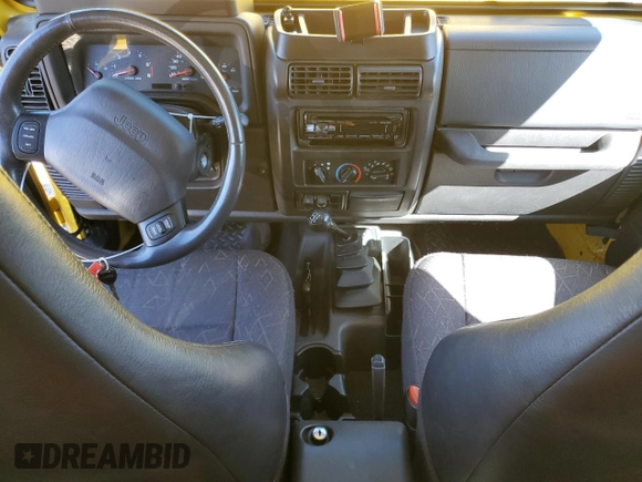 2002 Jeep Wrangler X with VIN 1J4FA39S42P725876, listed as a Copart auction lot 71789864 with 154,991 mi miles and Salvage Title. Bid and sale history available at carsss.com. Image 8.