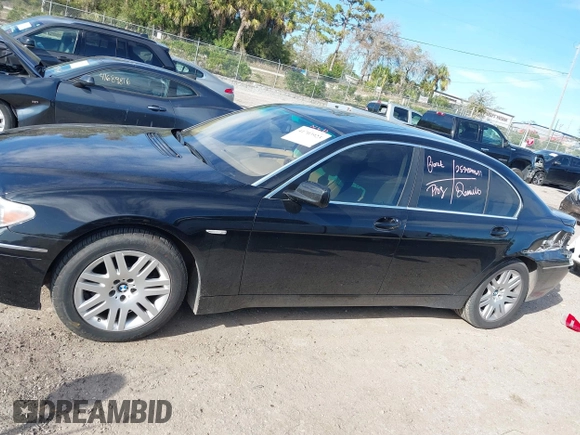 2002 BMW 7 Series 745Li with VIN WBAGN63482DR03247, listed as a IAAI auction lot 41703923 with 84,761 mi miles and . Bid and sale history available at carsss.com. Image 14.