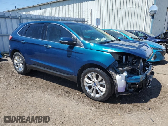 2020 Ford Edge Titanium z VIN 2FMPK4K94LBB67925, wystawiony jako Copart lot #54587635 z przebiegiem 125 830 mil mil oraz Szkoda całkowita • Salvage title. Historia ofert i sprzedaży dostępna na DreamBid. Obrazek 4.