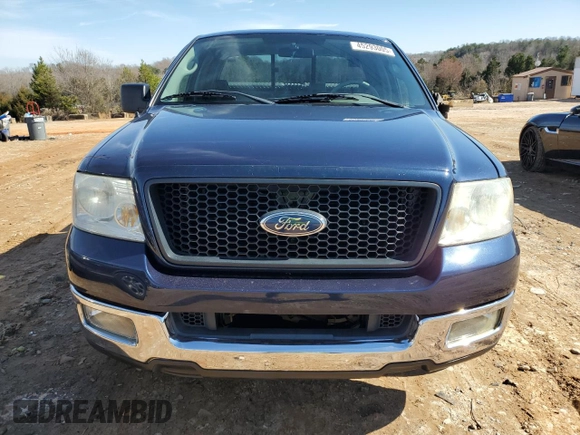 2005 Ford F-150 XL with VIN 1FTRF12525KC15573, listed as a Copart auction lot 45293005 with 185,786 mi miles and Salvage Title. Bid and sale history available at carsss.com. Image 5.