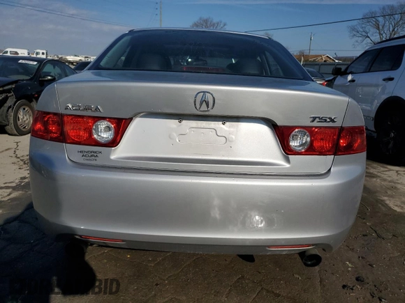 2004 Acura TSX with VIN JH4CL95874C020143, listed as a Copart auction lot 83622394 with 133,539 mi miles and Salvage title. Bid and sale history available at DreamBid. Image 6.