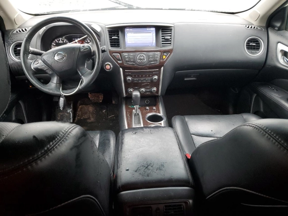 2016 Nissan Pathfinder Platinum with VIN 5N1AR2MM8GC650783, listed as a Copart auction lot 47889795 with 84,366 mi miles and Salvage Title. Bid and sale history available at carsss.com. Image 8.