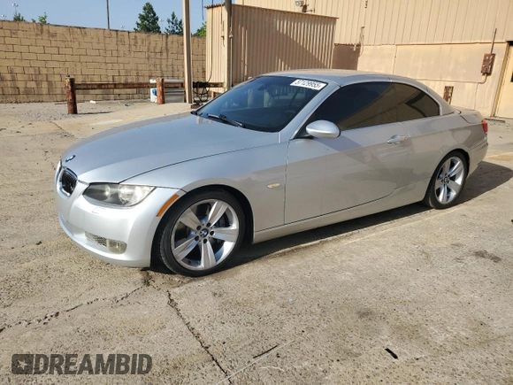 2007 BMW 3 Series 335i with VIN WBAWL73577PX48793, listed as a Copart auction lot 57129955 with 134,546 mi miles and Salvage title. Bid and sale history available at DreamBid. Image 1.