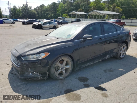 2015 Ford Fusion SE with VIN 1FA6P0HD1F5105404, listed as a Copart auction lot 56304445 with 92,525 mi miles and Salvage Title. Bid and sale history available at DreamBid. Image 1.