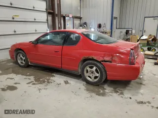 2004 Chevrolet Monte Carlo LS with VIN 2G1WW12E749176359, listed as a Copart auction lot 89348195 with 181,746 mi miles and Non Repairable. Bid and sale history available at carsss.com. Image 2.