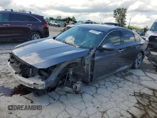 2018 Honda Accord Touring z VIN 1HGCV2F96JA029046, wystawiony jako Copart lot #55152075 z przebiegiem 109 815 mil mil oraz Szkoda całkowita • Salvage title. Historia ofert i sprzedaży dostępna na DreamBid. Obrazek 1.