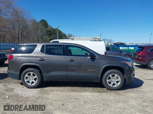 2019 GMC Acadia SLE with VIN 1GKKNKLA1KZ199136, listed as a IAAI auction lot 41596600 with 140,599 mi miles. Bid and sale history available at carsss.com. Image 13.