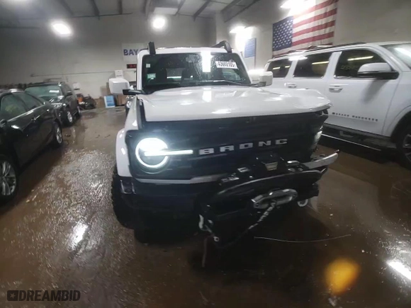 2021 Ford Bronco with VIN 1FMDE5AH7MLA62368, listed as a Copart auction lot 43602105 with 38,287 mi miles and Salvage Title. Bid and sale history available at carsss.com. Image 13.