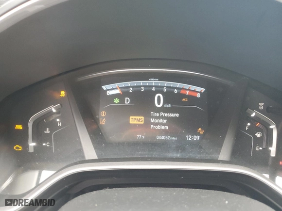 2022 Honda CR-V EX with VIN 7FARW1H59NE008624, listed as a Copart auction lot 47536055 with 44,052 mi miles and Salvage Title. Bid and sale history available at carsss.com. Image 9.