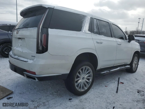 2024 Cadillac Escalade 4WD Premium Luxury with VIN 1GYS4BKL3RR137226, listed as a Copart auction lot 46298915 with 14,657 mi miles and Clean Title. Bid and sale history available at carsss.com. Image 3.
