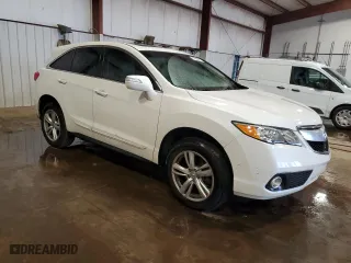 2015 Acura RDX Tech Pkg with VIN 5J8TB4H57FL001945, listed as a Copart auction lot 53980875 with 0 mi miles and Salvage Title. Bid and sale history available at carsss.com. Image 4.