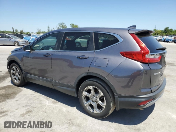 2019 Honda CR-V EX-L with VIN 7FARW1H85KE026768, listed as a Copart auction lot 53093785 with 55,291 mi miles and Salvage Title. Bid and sale history available at carsss.com. Image 2.
