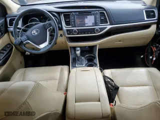 2015 Toyota Highlander Limited with VIN 5TDDKRFH5FS220558, listed as a Copart auction lot 50641505 with 62,447 mi miles and Salvage Title. Bid and sale history available at carsss.com. Image 8.