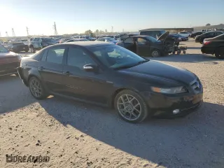 2007 Acura TL Type-S with VIN 19UUA76577A011643, listed as a Copart auction lot 49470325 with 113,994 mi miles and Salvage Title. Bid and sale history available at carsss.com. Image 4.