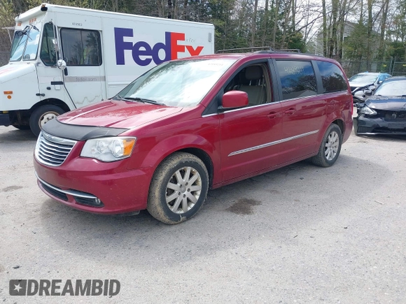 2015 Chrysler Town & Country Touring with VIN 2C4RC1BG6FR513993, listed as a IAAI auction lot 42189211 with 175,538 mi miles. Bid and sale history available at carsss.com. Image 2.
