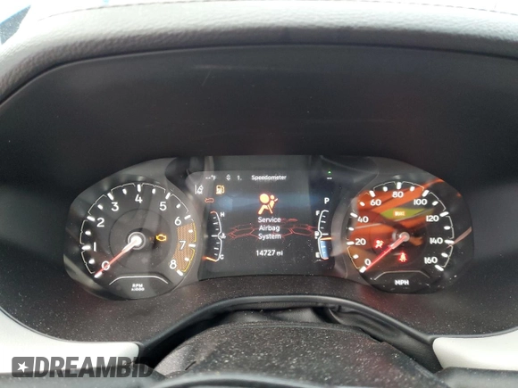 2024 Jeep Compass Limited with VIN 3C4NJDCN7RT602461, listed as a Copart auction lot 44911585 with 14,727 mi miles and Salvage Title. Bid and sale history available at carsss.com. Image 9.
