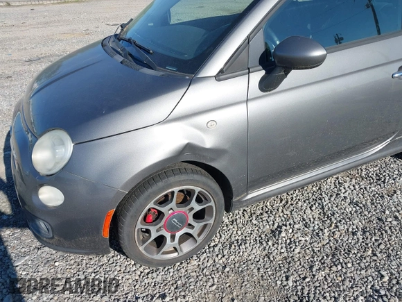 2012 FIAT 500 Sport z VIN 3C3CFFBR6CT113635, wystawiony jako IAAI lot #42348046 z przebiegiem 110 203 mil mil oraz . Historia ofert i sprzedaży dostępna na DreamBid. Obrazek 6.