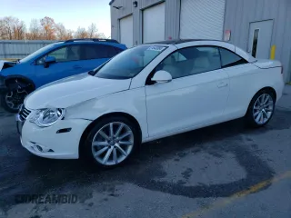 2007 Volkswagen Eos 3.2L with VIN WVWDB71F77V027135, listed as a Copart auction lot 81643084 with 93,318 mi miles and Salvage Title. Bid and sale history available at DreamBid. Image 1.