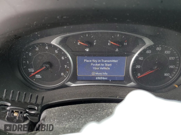 2022 GMC Terrain SLT with VIN 3GKALVEV8NL146626, listed as a Copart auction lot 45571715 with 69,694 mi miles and Salvage Title. Bid and sale history available at carsss.com. Image 9.