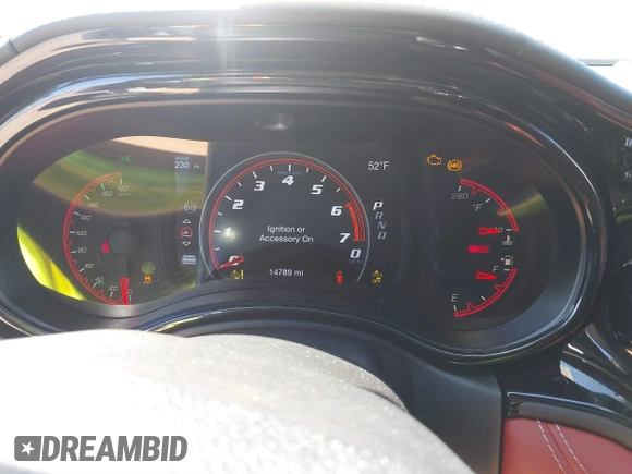 2023 Dodge Durango SRT 392 Premium with VIN 1C4SDJGJXPC636631, listed as a IAAI auction lot 41889533 with 14,789 mi miles and . Bid and sale history available at DreamBid. Image 7.