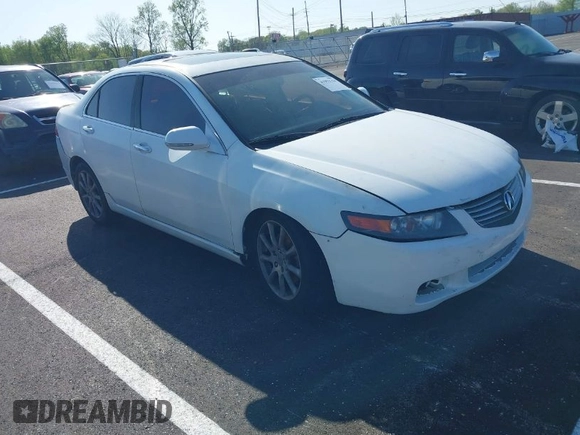 2006 Acura TSX with VIN JH4CL96856C007151, listed as a IAAI auction lot 41992764 with 166,594 mi miles. Bid and sale history available at carsss.com. Image 1.