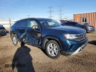 2021 Volkswagen Atlas S with VIN 1V2GC2CA7MC203640, listed as a Copart auction lot 43782745 with 61,806 mi miles and Salvage title. Bid and sale history available at DreamBid. Image 4.
