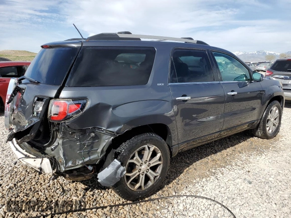 2013 GMC Acadia SLT with VIN 1GKKRSKD2DJ148987, listed as a Copart auction lot 52201795 with 201,842 mi miles and Salvage Title. Bid and sale history available at carsss.com. Image 3.