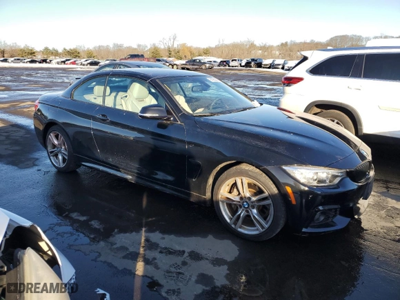 2015 BMW 4 Series 435i xDrive with VIN WBA3T7C5XF5A36570, listed as a Copart auction lot 81965803 with 55,159 mi miles. Bid and sale history available at carsss.com. Image 4.