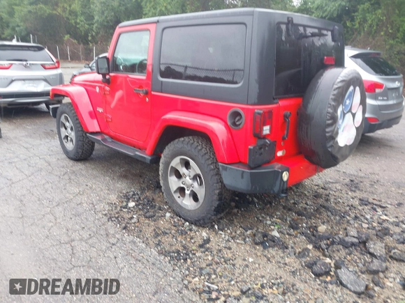 2016 Jeep Wrangler Sahara with VIN 1C4AJWBG4GL273644, listed as a IAAI auction lot 42692464 with 160,893 mi miles and . Bid and sale history available at DreamBid. Image 3.