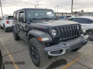 2022 Jeep Wrangler Unlimited High Tide with VIN 1C4HJXDG4NW179888, listed as a Copart auction lot 82601624 with 15,631 mi miles and Salvage Title. Bid and sale history available at DreamBid. Image 4.