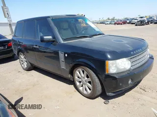 2008 Land Rover Range Rover SC with VIN SALMF13478A283693, listed as a IAAI auction lot 42267689 with 175,655 mi miles and . Bid and sale history available at DreamBid. Image 1.