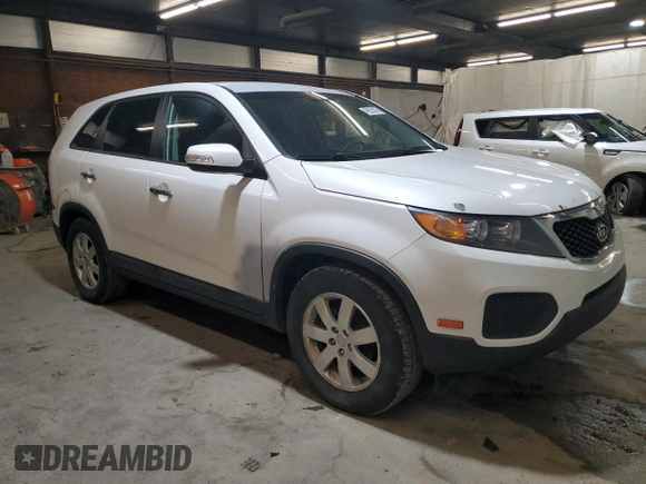 2013 Kia Sorento LX with VIN 5XYKTCA67DG343893, listed as a Copart auction lot 49951445 with 91,981 mi miles and Salvage Title. Bid and sale history available at carsss.com. Image 4.