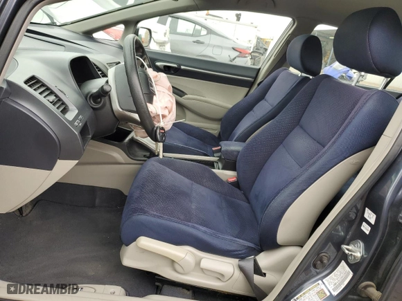 2008 Honda Civic Hybrid with VIN JHMFA36228S028883, listed as a Copart auction lot 48154015 with 166,740 mi miles and Salvage Title. Bid and sale history available at carsss.com. Image 7.