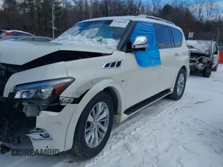 2017 Infiniti QX80 with VIN JN8AZ2NEXH9157279, listed as a IAAI auction lot 41286158 with Not Provided miles and . Bid and sale history available at carsss.com. Image 17.