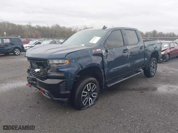 2019 Chevrolet Silverado 1500 LT Trail Boss with VIN 1GCPYFED9KZ314198, listed as a IAAI auction lot 41962108 with 74,858 mi miles. Bid and sale history available at carsss.com. Image 2.