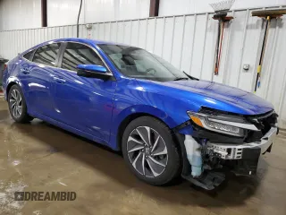 2019 Honda Insight Touring with VIN 19XZE4F90KE003576, listed as a Copart auction lot 52188155 with 52,457 mi miles and Salvage Title. Bid and sale history available at DreamBid. Image 4.