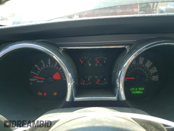 2007 Ford Mustang GT Deluxe with VIN 1ZVFT85H675224348, listed as a Copart auction lot 54993315 with 162,400 mi miles and Clean Title. Bid and sale history available at carsss.com. Image 9.
