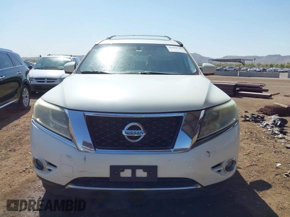 2015 Nissan Pathfinder Platinum with VIN 5N1AR2MM9FC618018, listed as a IAAI auction lot 41969749 with 182,955 mi miles and . Bid and sale history available at DreamBid. Image 12.