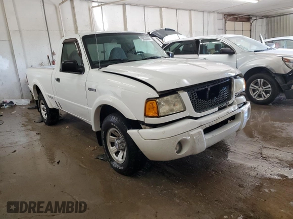 2002 Ford Ranger XL with VIN 1FTYR10U82PB52832, listed as a Copart auction lot 49233355 with 260,241 mi miles and Salvage Title. Bid and sale history available at carsss.com. Image 4.