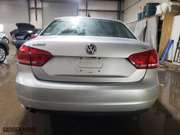 2015 Volkswagen Passat 1.8T S with VIN 1VWAS7A32FC109967, listed as a Copart auction lot 43998695 with 128,354 mi miles and Salvage Title. Bid and sale history available at carsss.com. Image 6.