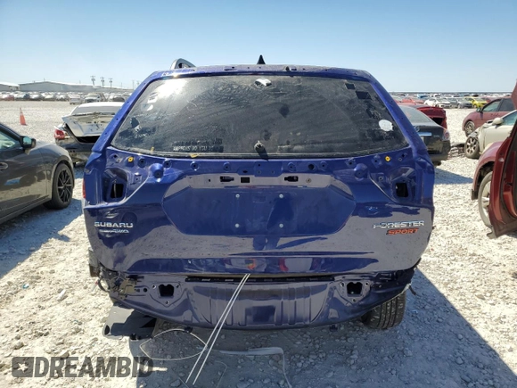 2024 Subaru Forester Sport with VIN JF2SKAGC1RH425722, listed as a Copart auction lot 49426215 with 5,209 mi miles and Salvage Title. Bid and sale history available at carsss.com. Image 6.