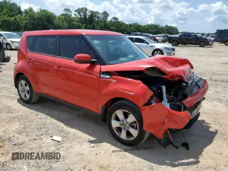 2019 Kia Soul with VIN KNDJN2A20K7004965, listed as a Copart auction lot 57986355 with 76,622 mi miles and Salvage title. Bid and sale history available at DreamBid. Image 4.